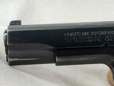 Colt MK IV/Series 70 Government Model 1911 – .45 ACP (1979) | Custom Molon Labe Grips - Image 9 of 18