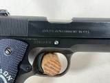 Colt MK IV/Series 70 Government Model 1911 – .45 ACP (1979) | Custom Molon Labe Grips - Image 4 of 18