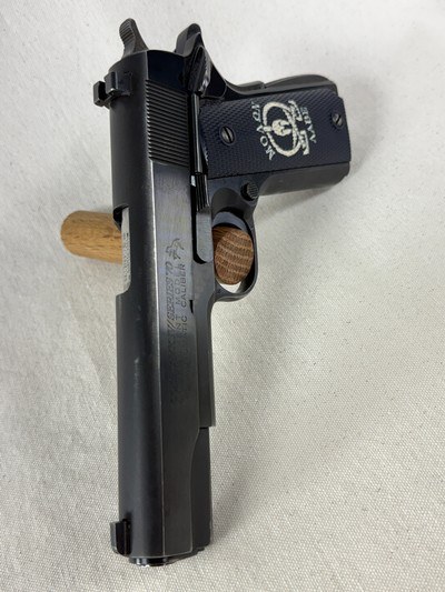 Colt MK IV/Series 70 Government Model 1911 – .45 ACP (1979) | Custom Molon Labe Grips - Image 11 of 18