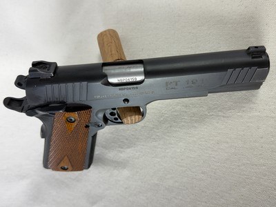 Taurus PT1911 Government Model 1911 – .45 ACP (April 2008) | Like New, Wood Grips - Image 7 of 13