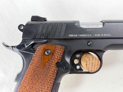 Taurus PT1911 Government Model 1911 – .45 ACP (April 2008) | Like New, Wood Grips - Image 5 of 13