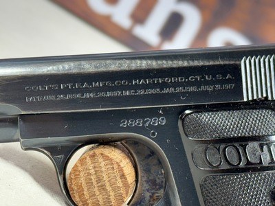 Colt Model 1908 Vest Pocket (Model N) Pistol – .25 ACP (1921) - Image 3 of 15