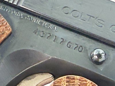 1978 Colt 1911 Government Mk IV Series '70 Pistol – .45 ACP – 5