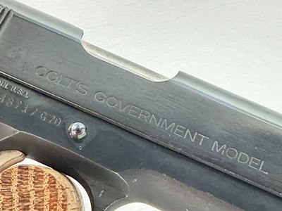 1978 Colt 1911 Government Mk IV Series '70 Pistol – .45 ACP – 5