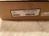 Uzi Pro 9mm pistol as new in box - 7 of 8