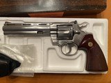 1985 Brushed Stainless Colt Python 6 inch - 4 of 5