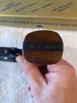 S&W K38 Masterpiece Pre 14 in Gold box, excellent - 7 of 11