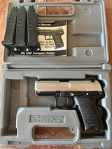 H&K USP 40 Compact stainless first year in box - 1 of 12