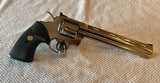 1981 unfired Colt Python E Nickel, electrolysis nickel 8 inch - 2 of 13