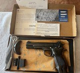 S&W Model 52-2 in box with weights, tools, papers