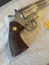 1982 Bright nickel Colt Python Unfired in box - 8 of 14