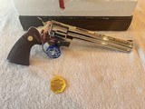 1982 Bright nickel Colt Python Unfired in box - 2 of 14