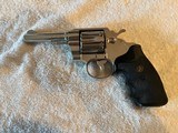 1951 Colt Official Police, Nickel, 4 inch, 38 special - 1 of 10
