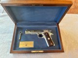 Colt Chuck Yeager 45acp in Walnut Presentation case