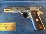 Colt Chuck Yeager 45acp in Walnut Presentation case - 3 of 12