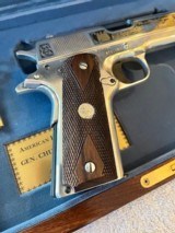 Colt Chuck Yeager 45acp in Walnut Presentation case - 5 of 12