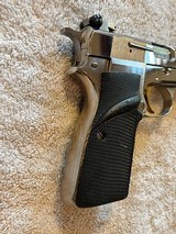 1981 FN Hi Power Factory Nickel, Belgium - 5 of 11