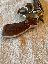S&W Model 13-3, 3 inch barrel, nickel, mint! - 10 of 11