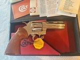 New 1973 Colt Bright Nickel Python in box w/papers, Excellent! - 2 of 13