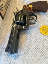 1981 New Colt Python Blue, 4 inch in box - 9 of 11