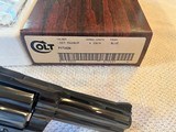 1981 New Colt Python Blue, 4 inch in box - 4 of 11