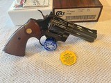 1981 New Colt Python Blue, 4 inch in box - 3 of 11