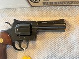 1981 New Colt Python Blue, 4 inch in box - 6 of 11