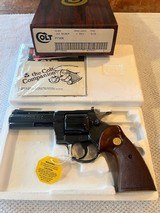 1981 New Colt Python Blue, 4 inch in box - 11 of 11