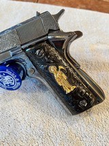1952 Colt 38 Super custom engraved, Grim Reaper - 8 of 15