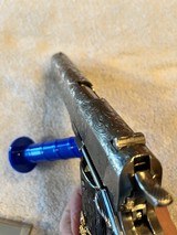 1952 Colt 38 Super custom engraved, Grim Reaper - 10 of 15