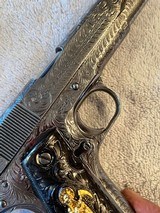 1952 Colt 38 Super custom engraved, Grim Reaper - 14 of 15