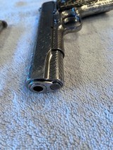 1952 Colt 38 Super custom engraved, Grim Reaper - 12 of 15
