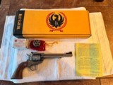 Ruger Single six stainless 22LR 22 Mag, in box - 1 of 11