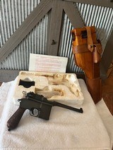 Navy Arms Mauser TU-711 Broomhandle, holster Stock, 9mm - 3 of 15