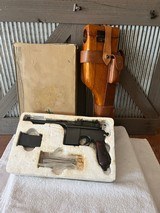 Navy Arms Mauser TU-711 Broomhandle, holster Stock, 9mm - 1 of 15