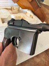Navy Arms Mauser TU-711 Broomhandle, holster Stock, 9mm - 12 of 15