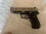 1989 Sig P220 two tone Nickel, Herndon VA, 45 acp - 2 of 13
