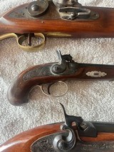 3 Replica Black powder pistols, percussion, flintlock - 9 of 13