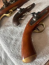 3 Replica Black powder pistols, percussion, flintlock - 12 of 13