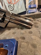 New in box 2003 Colt Python Elite, 4 inch Royal Blue - 12 of 15