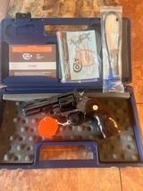New in box 2003 Colt Python Elite, 4 inch Royal Blue - 1 of 15