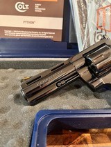 New in box 2003 Colt Python Elite, 4 inch Royal Blue - 11 of 15