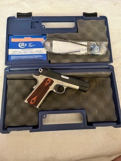 Colt Lightweight Commander 38 super TALO special in box