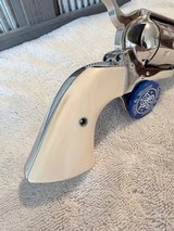 1965 Colt SAA, 45, 4 3/4 barrel, Nickel, Ivory, beautiful! - 5 of 18