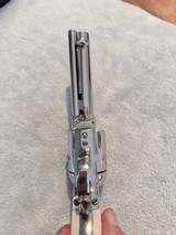 1965 Colt SAA, 45, 4 3/4 barrel, Nickel, Ivory, beautiful! - 12 of 18