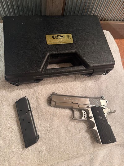 Safari Arms Enforcer 45 acp in excellent shape