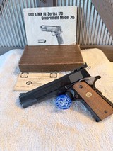 1972 Colt Govt 1911 in Box custom