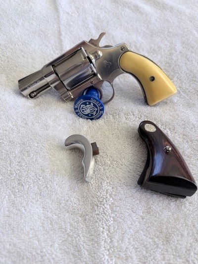 1975 Colt Detective Special, Nickel w/extras