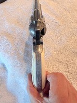 Engraved 1957 Colt Single Action 38 special, Ivory grips - 15 of 18