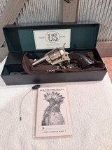 Black Powder frame, USFA Sheriffs, 1 of 50, nickel, in box, 45 Colt - 1 of 11